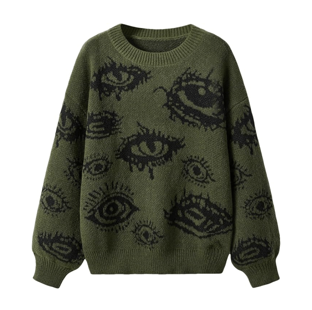 Open Eye Sweater | Aesthetic Sweater