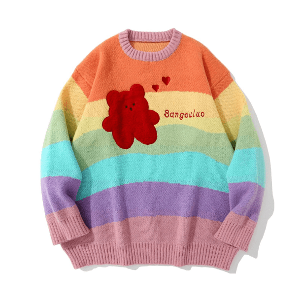 Rainbow Bear Sweater