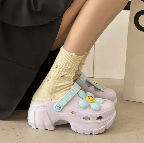 Aesthetic Chunky Crocs - All Things Rainbow