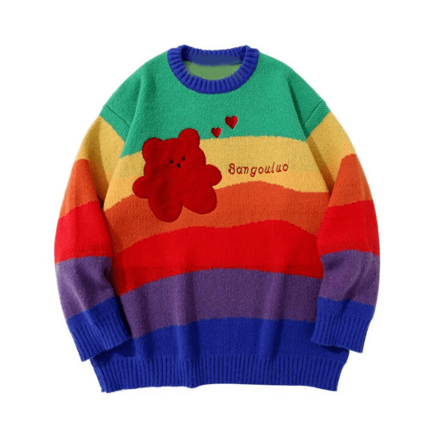 Rainbow Bear Sweater