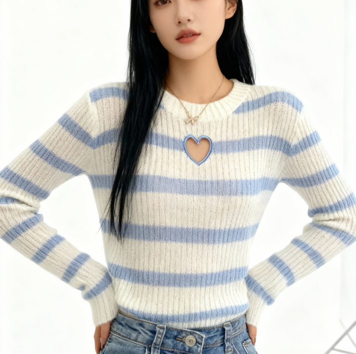 Open Heart Sweater | Aesthetic Clothing