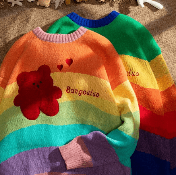 Rainbow Bear Sweater