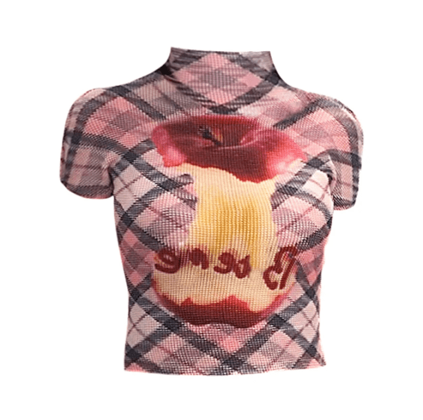 Crispy Apple Crop Top | Aesthetic Clothes