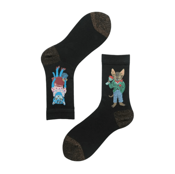 Forest Animals Socks | Aesthetic Accessories