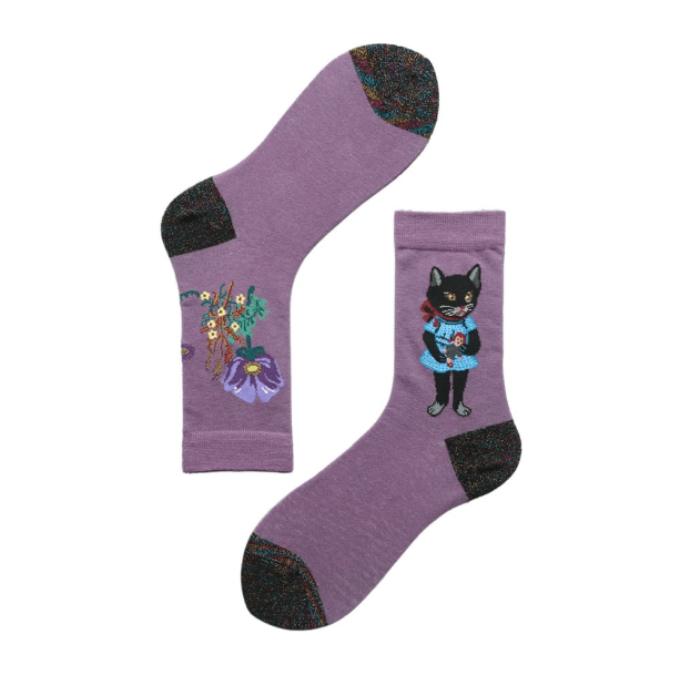 Forest Animals Socks | Aesthetic Accessories