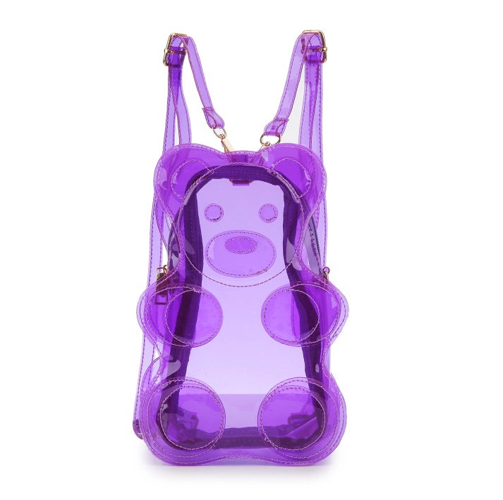Transparent Teddy Bear Backpack | Aesthetic Bag