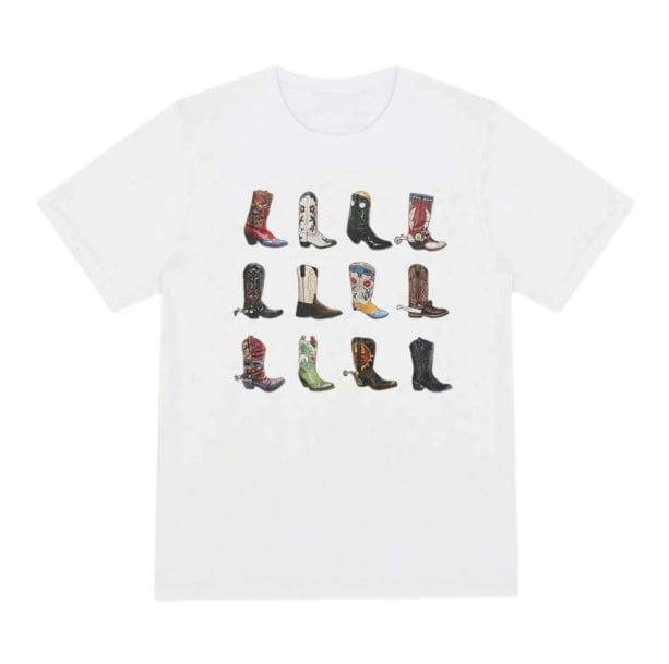 Cowboy Boots T-Shirt - All Things Rainbow