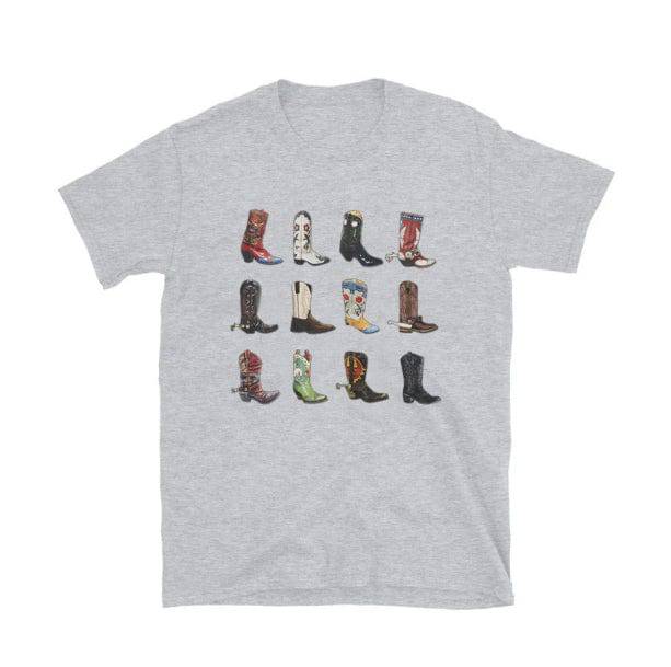 Cowboy Boots T-Shirt - All Things Rainbow