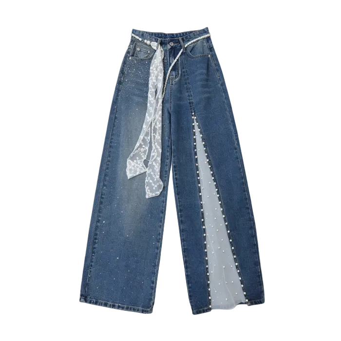 Old Soul Lace Jeans | Aesthetic Jeans