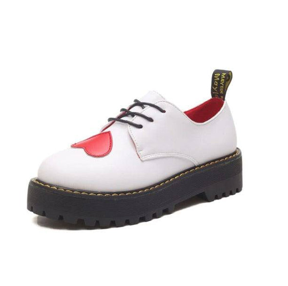 Love Heart Oxford Shoes - All Things Rainbow