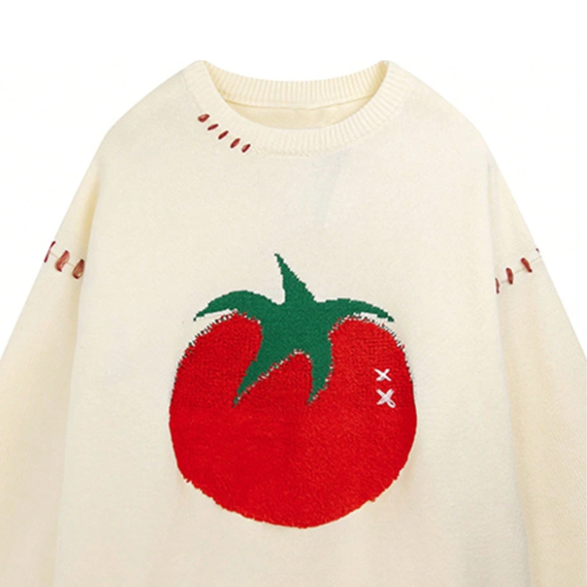 Tomato Club Sweater | Aesthetic Clothes
