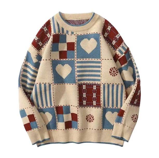 Vintage Heart Sweater - All Things Rainbow