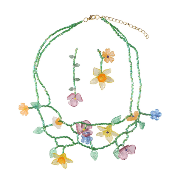 Cottagecore Flower Necklace | Aesthetic Jewelry