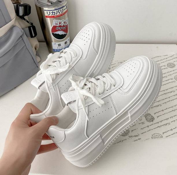 Minimalist Classic White Sneakers - All Things Rainbow