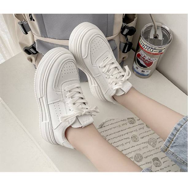 Minimalist Classic White Sneakers - All Things Rainbow