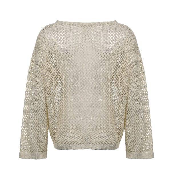 Summer Vibes Fishnet Sweater - All Things Rainbow