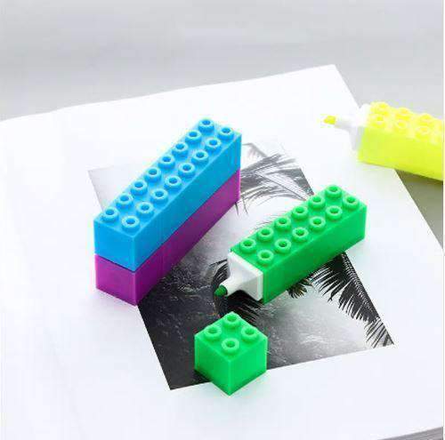 Lego Highlighters | Aesthetic Stationery