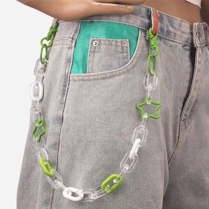Y2K Starcore Pants Chain