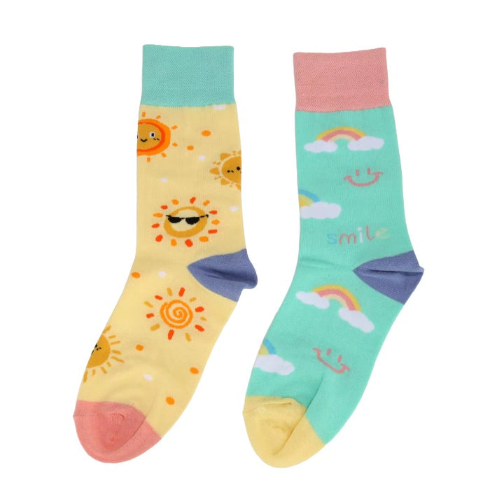 Dopamine Pastel Socks - Pastel Mismatched Aesthetic Socks