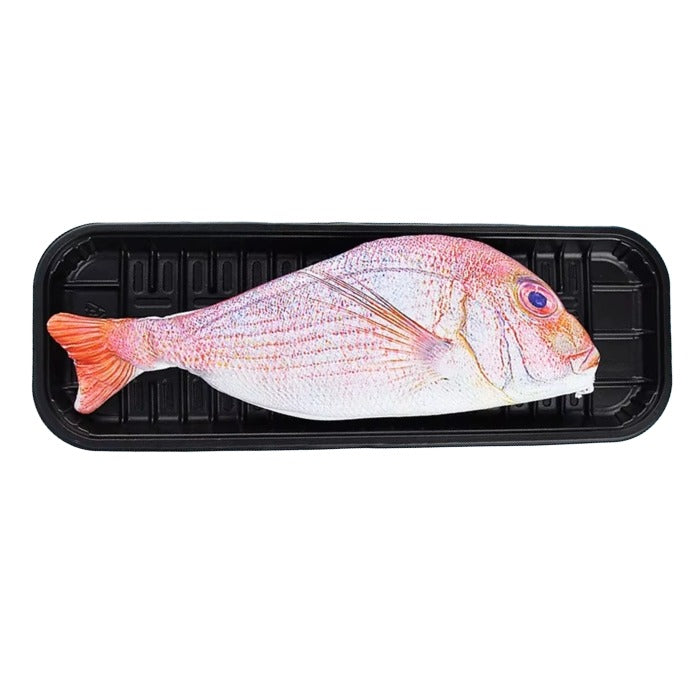 Fish Shape Pencil Case – Cute Aesthetic Canvas Pencil Pouch