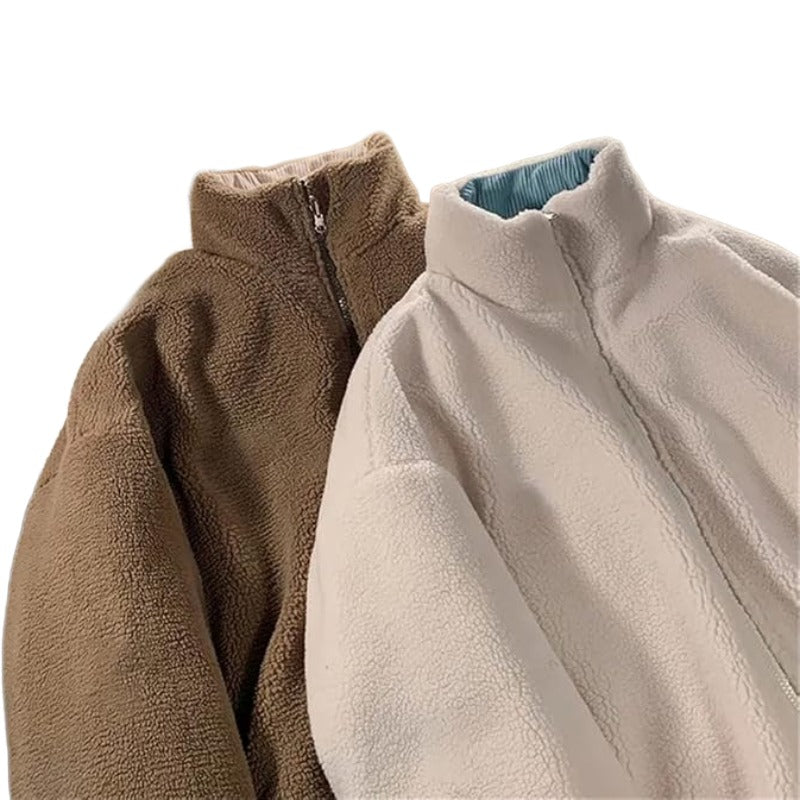 Reversible Corduroy Puffer Jacket – Reversible Winter Jacket