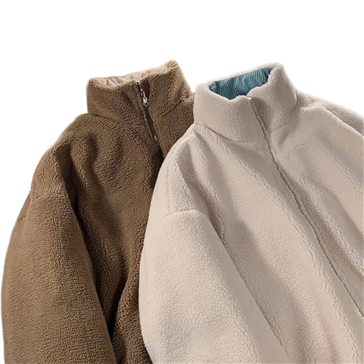 Reversible Corduroy Puffer Jacket – Reversible Winter Jacket