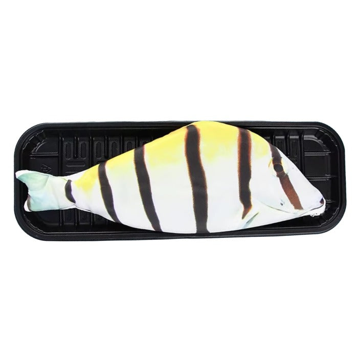 Fish Shape Pencil Case – Cute Aesthetic Canvas Pencil Pouch
