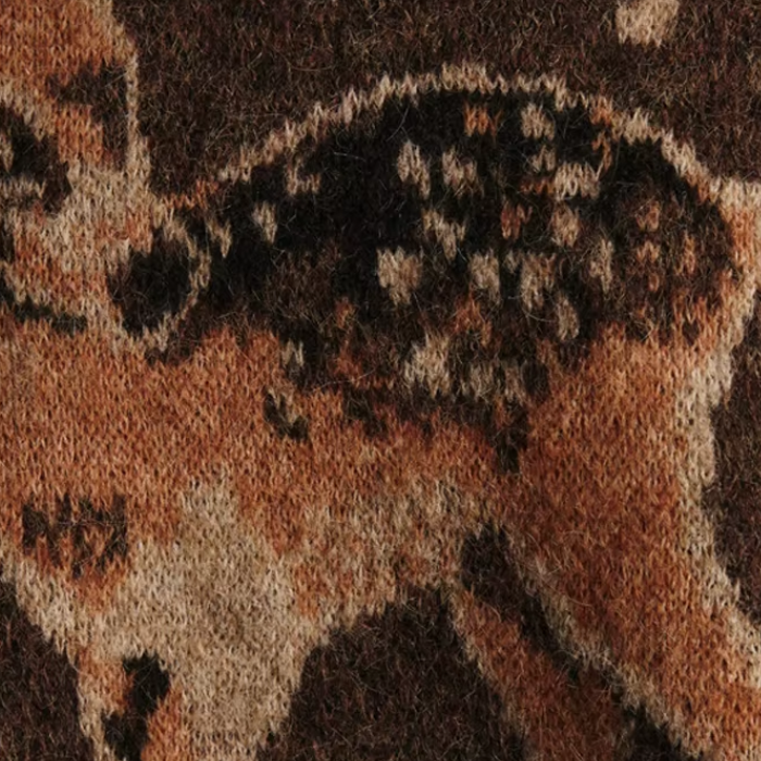 Vintage Deer Knit Sweater – Cute Vintage Deer Graphic Pullover