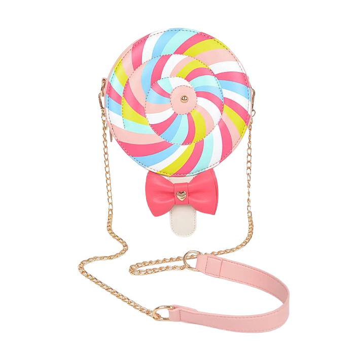 Candy Lollipop Purse – Colorful Kawaii Crossbody Bag