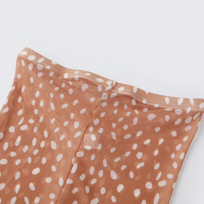 Fawn Print Sheer Tights – Cute Deer Pattern Aesthetic Hosiery