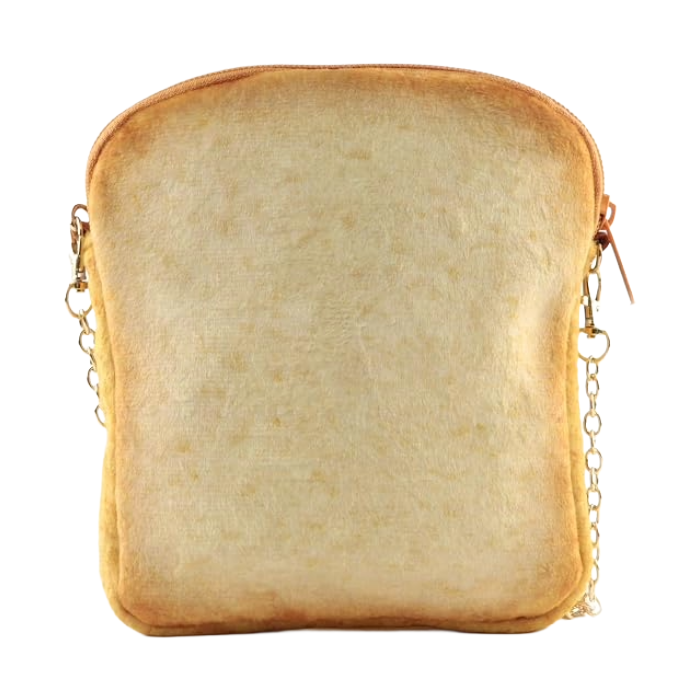 Butter Toast Purse – Kawaii Food Aesthetic Bag