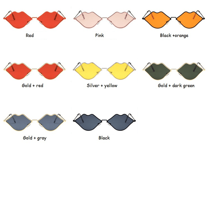 Hot Lips Glasses | Aesthetic Glasses