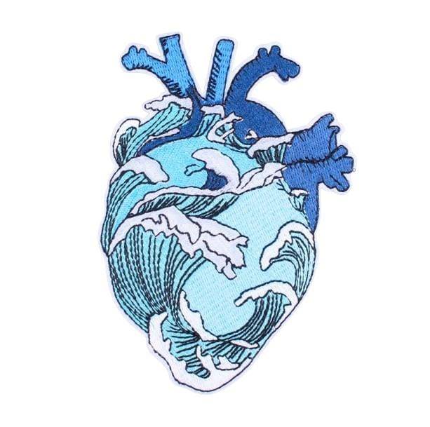 Aesthetic Heart Patches | Aesthetic Clothes Patches