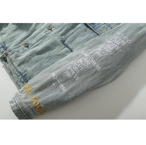 Famous Artist Denim Jacket - All Things Rainbow