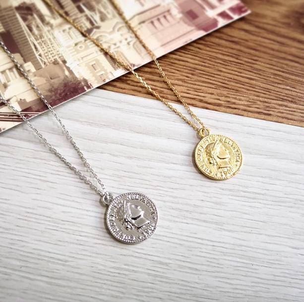 Old Coin Necklace - All Things Rainbow