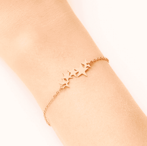 Golden Stars Bracelet | Aesthetic Jewelry And Accessories