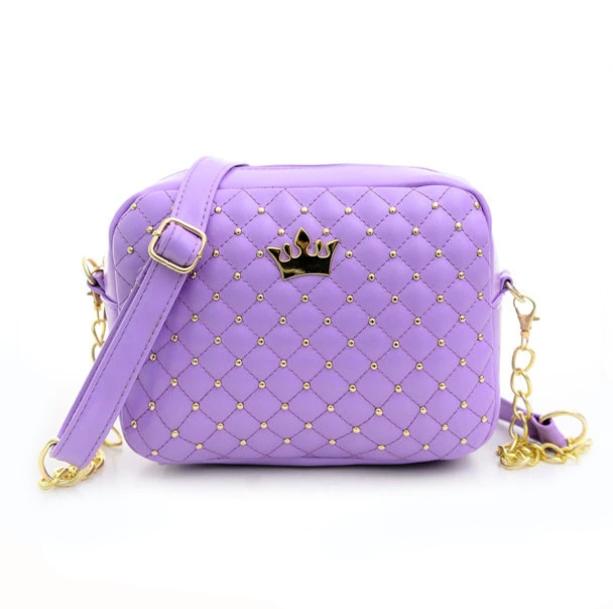 Crown Quilted Handbag | Aesthetic Girl Accessories