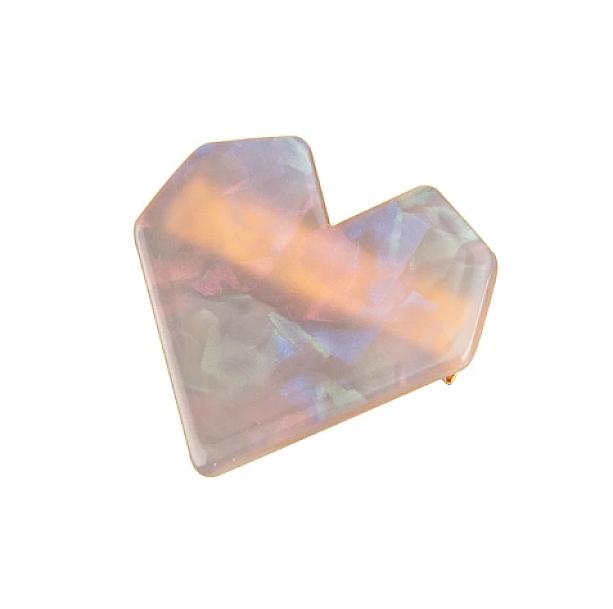 Marble Color Hair Clip - All Things Rainbow