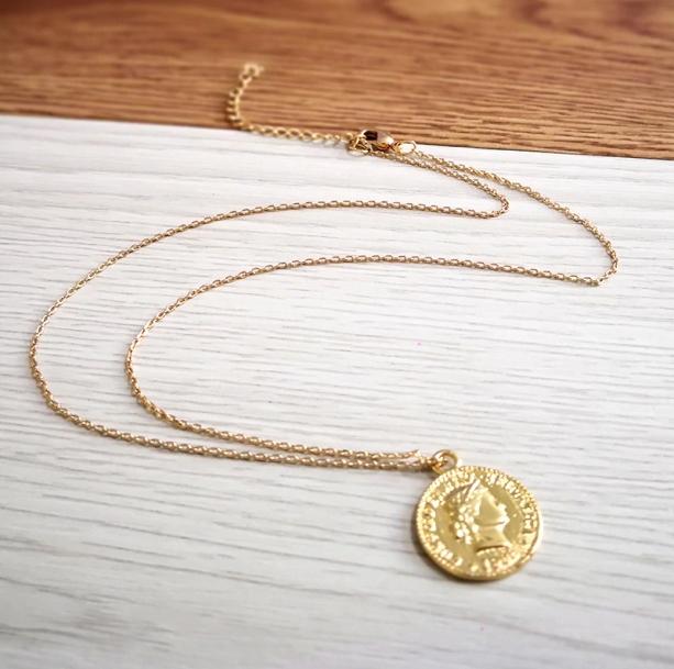 Old Coin Necklace | Aesthetic Jewelry