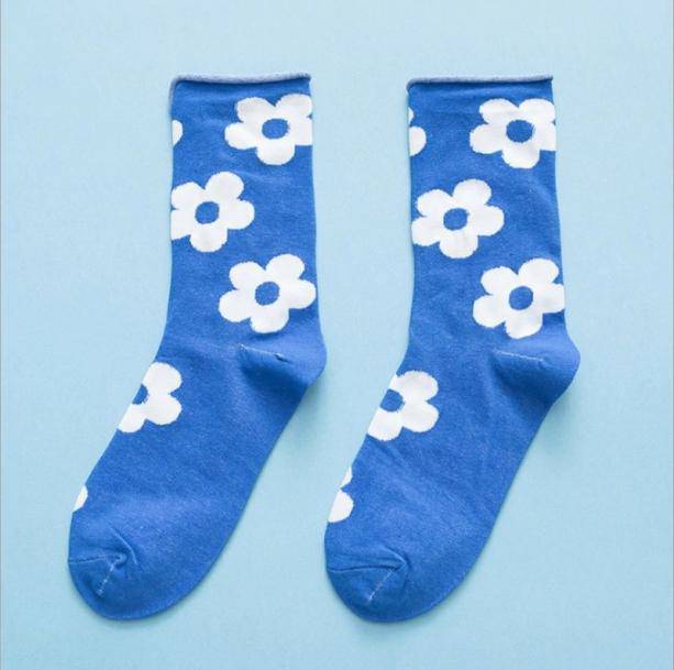 Kawaii Flower Socks - All Things Rainbow