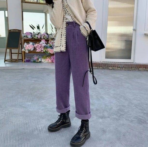 Grandmacore Corduroy Pants | Aesthetic Pants