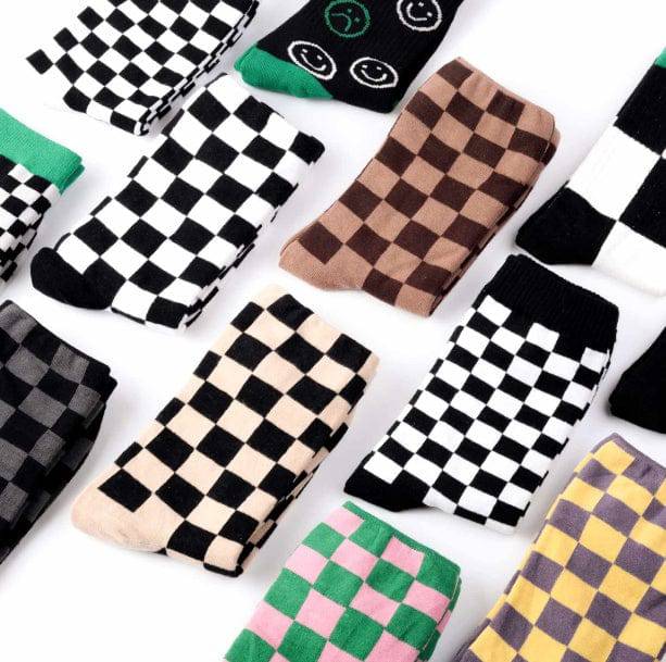 Checkered Socks | Aesthetic Socks