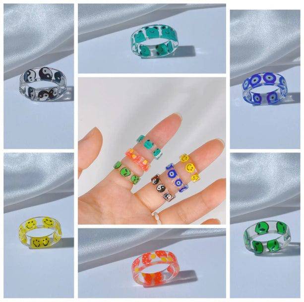 Preppy Rings - All Things Rainbow