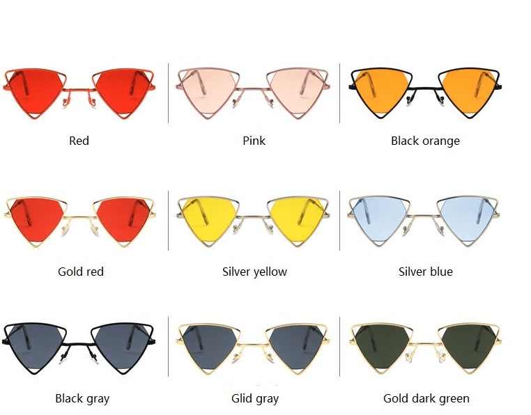 ''Triangle'' Glasses - All Things Rainbow