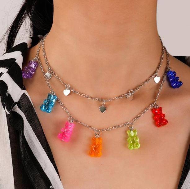 Gummy Bear Necklace | Aesthetic Fashion Shop