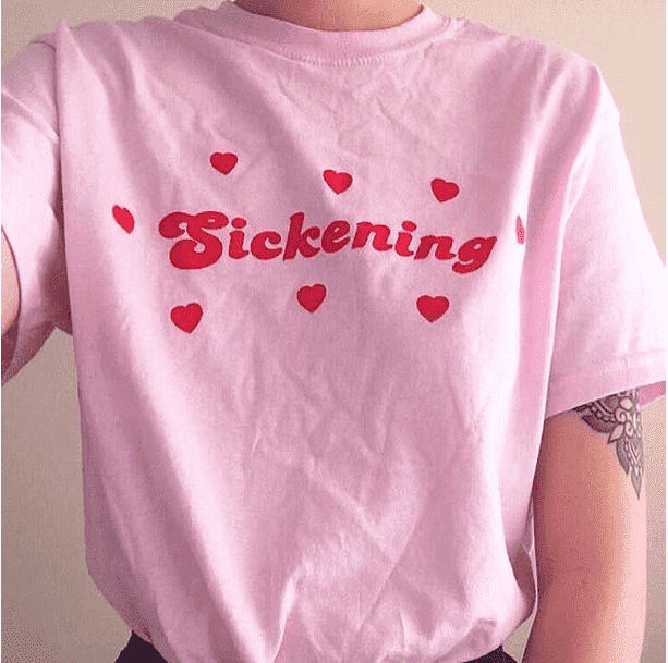 Sickening Aesthetic Tee - All Things Rainbow