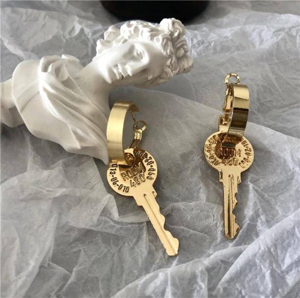 E-Girl Key Earrings - All Things Rainbow