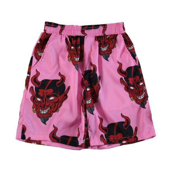 Pink Demon Shorts - All Things Rainbow