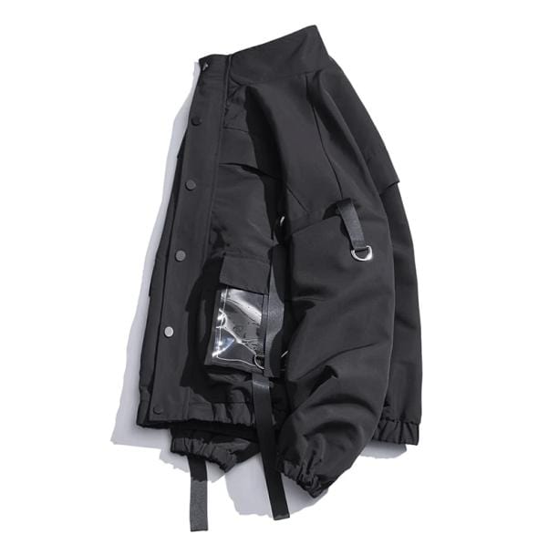 Jacket With See-Through Pockets | Aesthetic Apparel