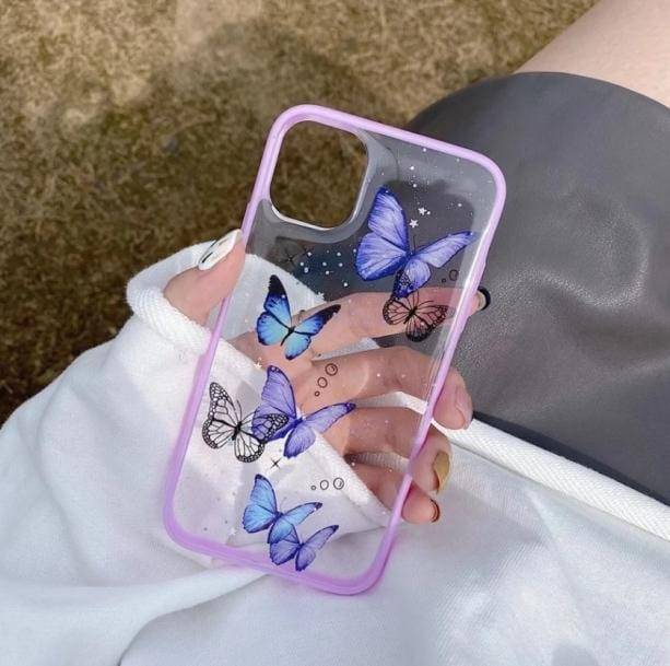 Transparent Butterfly IPhone Case - All Things Rainbow